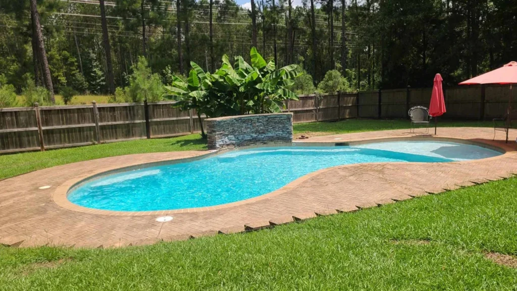 pool with red umbrellas hattiesburg ms